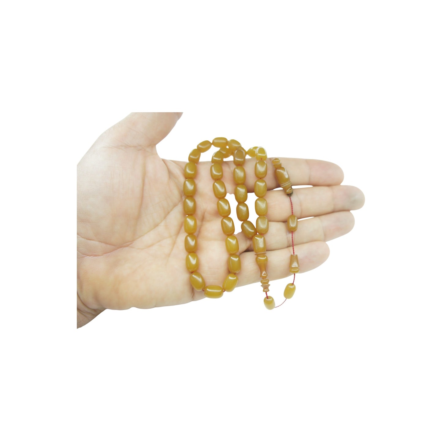 Exklusive Faturan Osmanische Katalin Bakalite Gebetskette in Braun – Antiker Stil, Seltenes Sammlerstück Handgefertigt