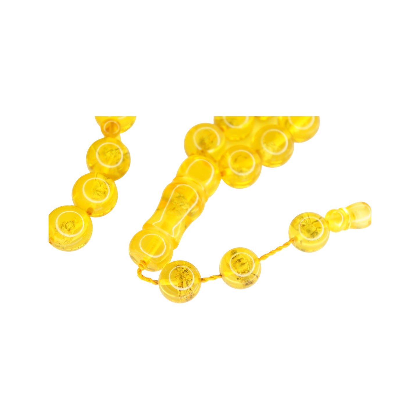 Bienenfossil Tesbih Gelb A24 – seltenes Premium-Sammlerstück