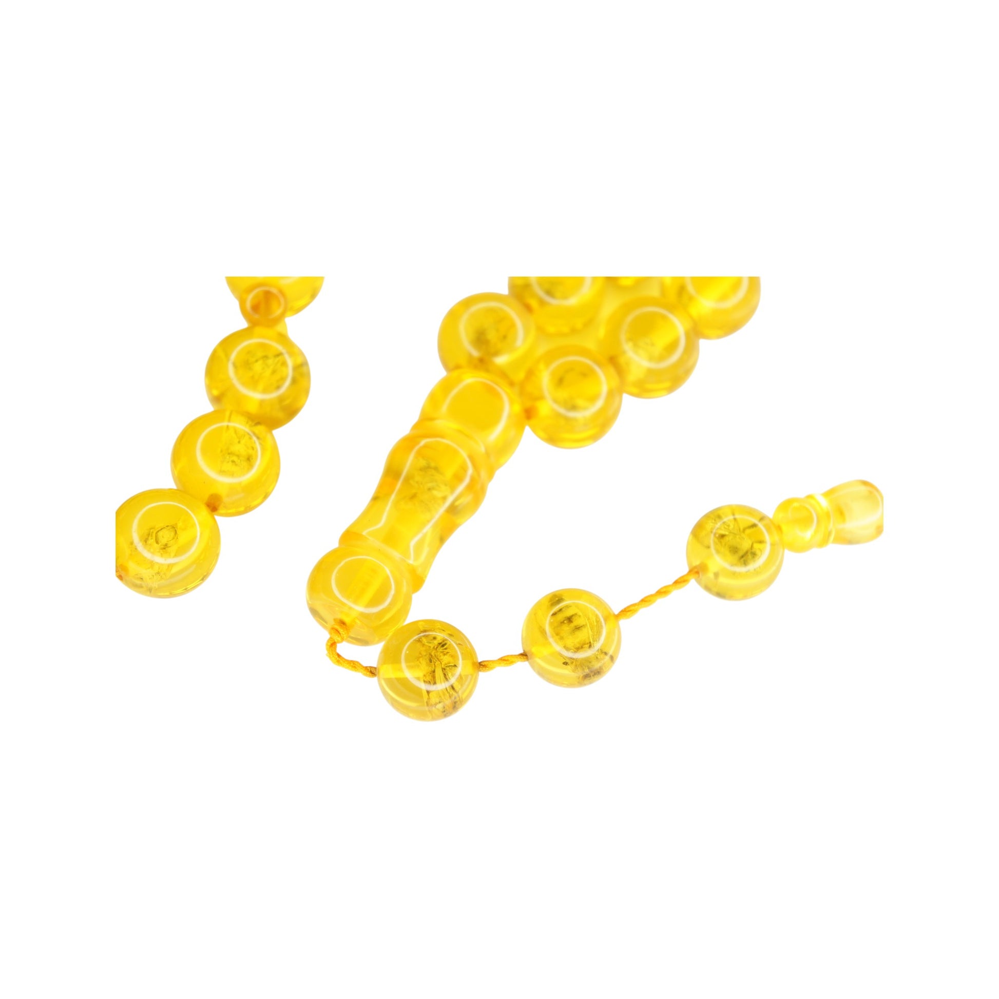 Bienenfossil Tesbih Gelb A24 – seltenes Premium-Sammlerstück