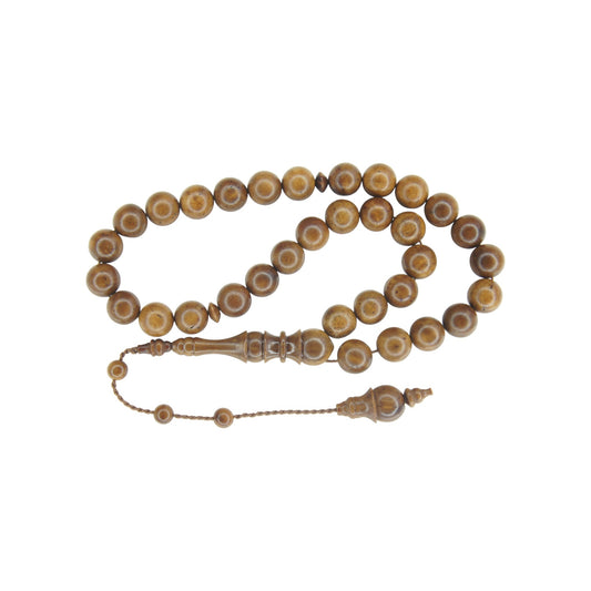 Exklusive Faturan Osmanische Kuka Gebetskette in Braun , Seltenes Sammlerstück Handgefertigt